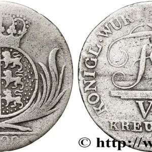 Bon Marché ALLEMAGNE - WURTEMBERG 6 Kreuzer Frédéric Ier 1808 fwo_798103 Monde