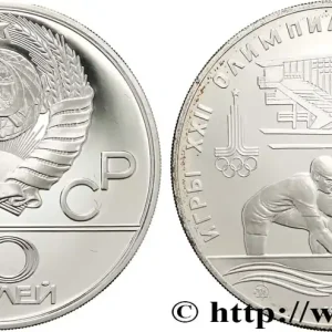 Commander Vite RUSSIE - URSS 10 Roubles Proof Jeux Olympiques de Moscou, canoë 1978 Moscou fwo_798399 Monde
