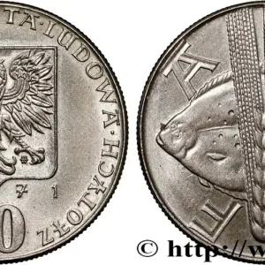 POLOGNE 10 Zlotych FAO 1971 fwo_799074 Monde Prix Choc