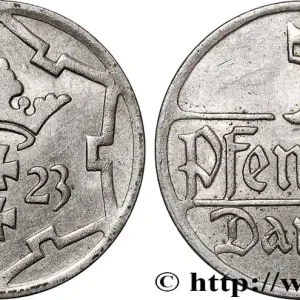 DANTZIG - VILLE LIBRE DE DANTZIG 5 Pfennig 1923 fwo_799217 Monde Commander Vite