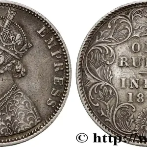 Édition Limitée INDES BRITANNIQUES 1 Roupie Victoria 1892 Bombay fwo_799226 Monde