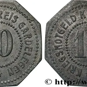 ALLEMAGNE - Notgeld 10 Pfennig ville de Gardelegen N.D. (1917) fwo_799228 Monde Prix Cassé