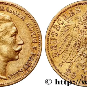 Vente Flash OR, PALLADIUM ET PLATINE INVESTISSEMENT 20 Mark Guillaume II 1895 Berlin fwo_800798 Monde