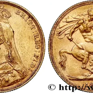 OR, PALLADIUM ET PLATINE INVESTISSEMENT 1 Souverain Victoria buste du jubilé 1890 Londres fwo_800932 Monde Exclusif