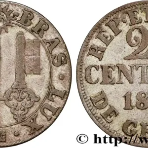 Prix Choc SUISSE - RÉPUBLIQUE DE GENÈVE 25 Centimes 1839 fwo_802867 Monde