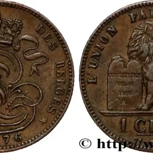 BELGIQUE 1 Centime Léopold II 1876 fwo_803921 Monde Expédition Rapide