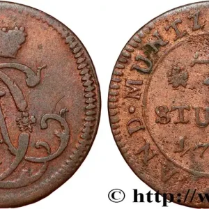 ALLEMAGNE - COLOGNE 1/4 Stuber Clément-Auguste de Bavière 1759 fwo_804051 Monde Authentique