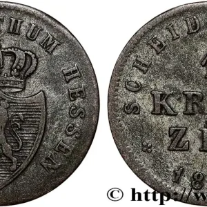 ALLEMAGNE - HESSE 1 Kreuzer Louis II de Hesse-Darmstadt 1838 fwo_804058 Monde Pas Cher