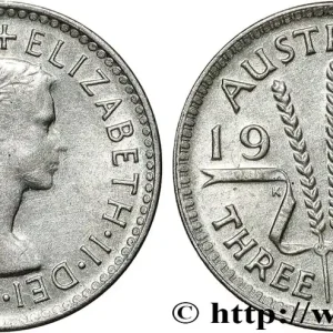 Commander Maintenant AUSTRALIE 3 Pence Elisabeth II 1963 Melbourne fwo_804132 Monde