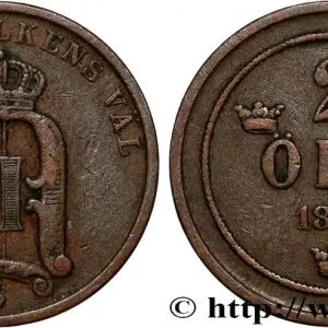 SUÈDE 2 Ore Oscar II 1898 fwo_804139 Monde Nouveauté