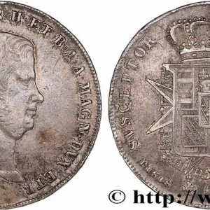 ITALIE - GRAND DUCHÉ DE TOSCANE - LÉOPOLD II Francescone 1859 Florence fwo_778083 Monde Meilleur Prix