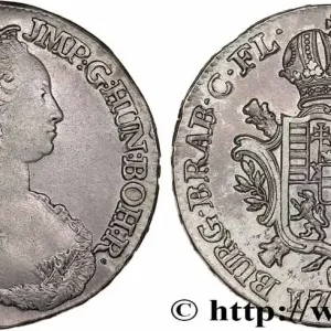 Petit Prix PAYS-BAS AUTRICHIENS - DUCHÉ DE BRABANT - MARIE-THÉRÈSE Ducaton d'argent 1750 Anvers fwo_779935 Monde