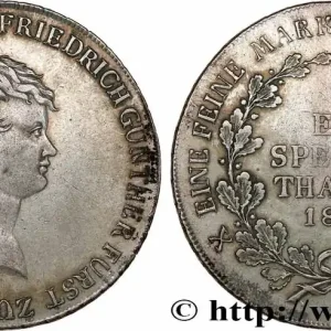 Populaire ALLEMAGNE - PRINCIPAUTÉ DE SCHWARZBOURG-RUDOLSTADT - FRÉDÉRIC-GUNTHER Thaler de Convention 1812 Saalfeld fwo_780478 Monde