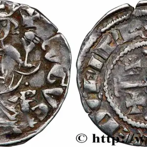 CHYPRE - ROYAUME DE CHYPRE - HUGUES IV DE LUSIGNAN Demi-gros n.d. Paphos ? fwo_782563 Monde Marque