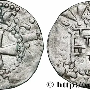 Certifié TERRE SAINTE - ROYAUME DE JÉRUSALEM - BAUDOUIN III Denier n.d. Jérusalem fwo_782614 Monde