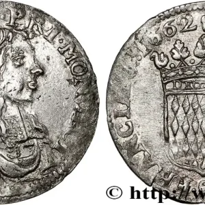 Commander Vite PRINCIPAUTÉ DE MONACO - LOUIS Ier GRIMALDI Cinq sols ou Luigino 1662 Monaco fwo_783721 Monde