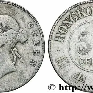 Meilleure Vente HONG KONG 50 Cents Victoria 1893 Londres fwo_787006 Monde