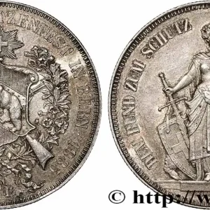Meilleure Vente SUISSE 5 Francs, concours de Tir de Berne 1885 fwo_787140 Monde