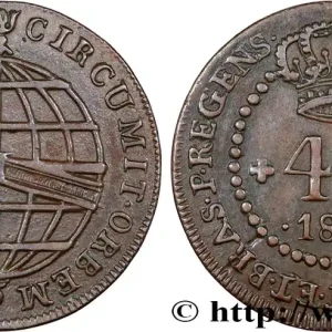 Quantité Limitée SAINT THOMAS et PRINCE 40 Réis au nom de Jean Prince Régent 1813 Rio de Janeiro fwo_792091 Monde