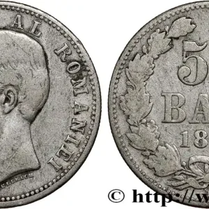 ROUMANIE - CHARLES Ier 50 Bani 1885 fwo_806758 Monde Offre Exclusive