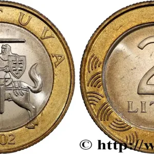 LITUANIE 2 Litai chevalier Vitis 2002 fwo_808599 Monde Offre Spéciale