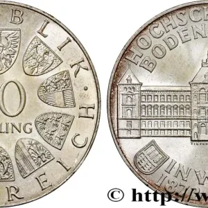 AUTRICHE 50 Schilling 100e anniversaire de l’Universität für Bodenkultur de Vienne 1972 fwo_725915 Monde Remise