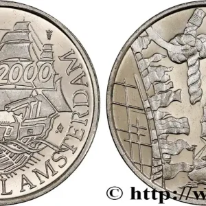 PAYS-BAS 5 Florins (Gulden) Proof Sail Amsterdam 2000 1995 Utrecht fwo_733555 Monde Satisfait Ou Remboursé