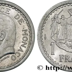 MONACO 1 Franc Louis II (1943) Paris fwo_736591 Monde Acheter En Ligne