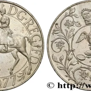 ROYAUME-UNI 25 New Pence jubilé d’argent d’Elisabeth II 1977 fwo_758791 Monde Prix Promo