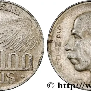 Offre Limitée BRÉSIL 5000 Reis Alberto Santos-Dumont 1937 fwo_769089 Monde