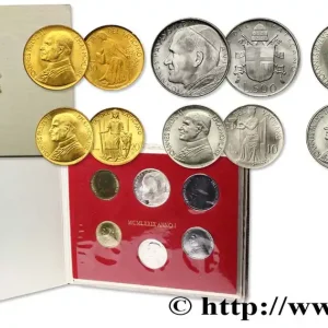 Solde VATICAN ET ÉTATS PONTIFICAUX Série 6 monnaies Jean-Paul II an I 1979 Rome fwo_775589 Monde