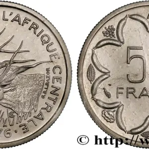 ÉTATS DE L'AFRIQUE CENTRALE Essai de 50 Francs BEAC antilopes (A) Tchad 1976 Paris fwo_775896 Monde Meilleur Choix