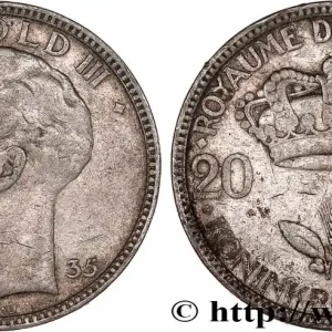 BELGIQUE 20 Francs Léopold III 1935 fwo_776948 Monde Affaire À Saisir