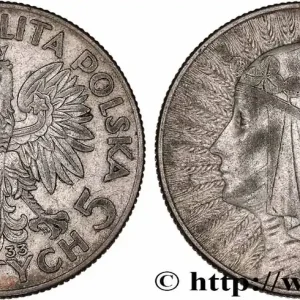 POLOGNE 5 Zlotych reine Jadwiga 1933 Varsovie fwo_777221 Monde Acheter Direct