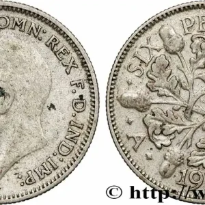 Meilleur Prix ROYAUME-UNI 6 Pence Georges V 1933 fwo_781403 Monde
