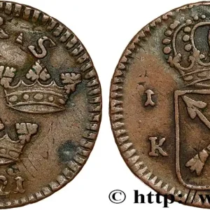 Prix Réduit SUÈDE 1 Ore Frédéric Ier de Suède 1721 fwo_787991 Monde