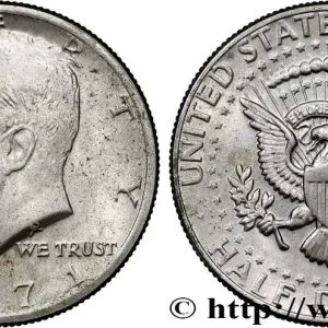 Vente Directe ÉTATS-UNIS D'AMÉRIQUE 1/2 Dollar Kennedy 1971 Philadelphie fwo_789552 Monde