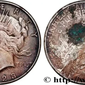 ÉTATS-UNIS D'AMÉRIQUE 1 Dollar type Peace 1923 San Francisco - S fwo_789584 Monde Certifié