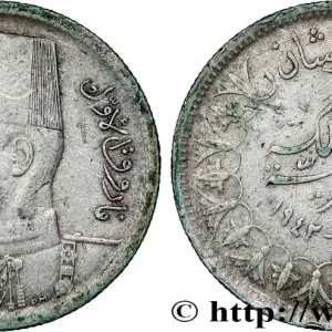 Pas Cher ÉGYPTE 2 Piastres Roi Farouk an AH1361 1942 fwo_789788 Monde