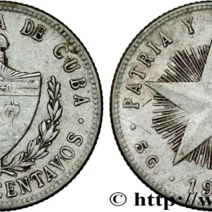 CUBA 20 Centavos emblème / étoile 1948 Philadelphie fwo_789797 Monde Acheter Direct