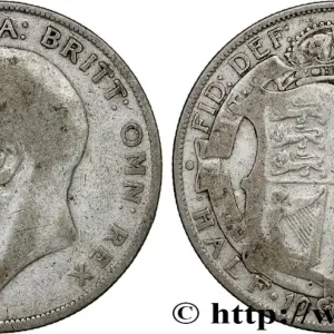 ROYAUME-UNI 1/2 Crown Georges V 1923 fwo_789877 Monde Prix Réduit