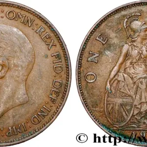 Édition Limitée ROYAUME-UNI 1 Penny Georges V 1936 fwo_790334 Monde