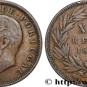PORTUGAL 20 Réis Louis Ier 1883 fwo_790396 Monde Prix Réduit
