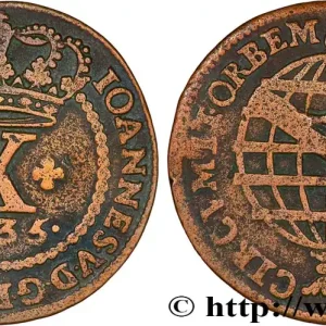 Garantie Incluse ANGOLA 10 Réis frappe au nom de Jean V (Joao) 1735 fwo_790613 Monde