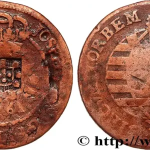 BRÉSIL - PRINCE JEAN REGENT 40 Réis contremarqué sur une 20 Réis de 1761 (1809) Bahia fwo_791685 Monde Expédition Rapide