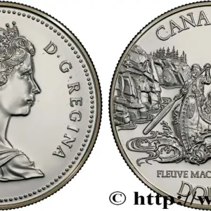 CANADA 1 Dollar MacKenzie River 1989 fwo_792588 Monde Top Qualité