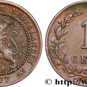 PAYS-BAS 1 Cent lion couronné 1877 Utrecht fwo_792636 Monde Affaire À Saisir