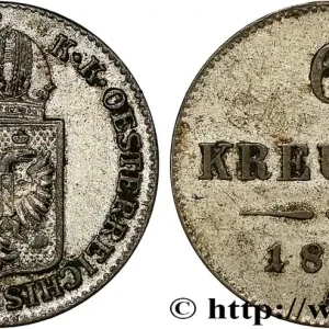 Nouvel Arrivage AUTRICHE 6 Kreuzer 1849 Vienne fwo_793220 Monde