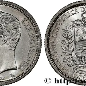 VENEZUELA 1 Bolivar 1960 Paris fwo_793221 Monde Usine Directe