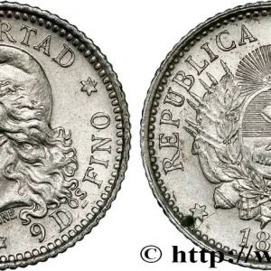 ARGENTINE 10 Centavos 1882 fwo_793677 Monde Soldes
